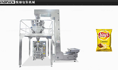 薯片包裝機視頻，佛山攬德包裝機廠家